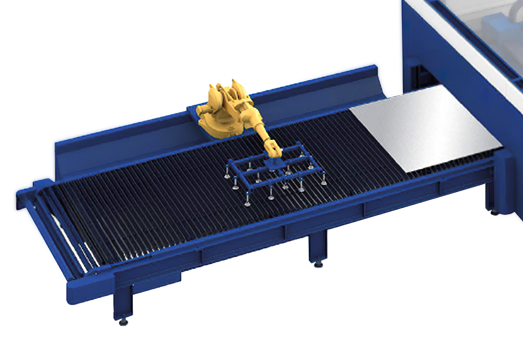 интеллектуальный роботизированный манипулятор автоматической разгрузки и сортировки металла